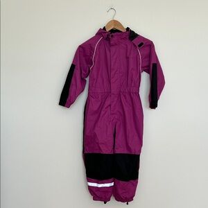 OAKIWEAR Kids Purple and Black Shell Suit 5T EUC